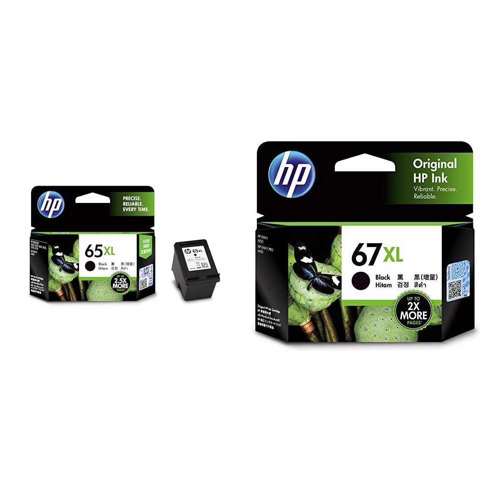 Amazon.co.jp: 【セット買い】HP 65XL 純正 インクカートリッジ